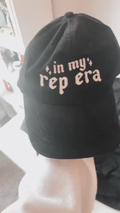 In My Rep Era Vintage Corduroy Embroidered Hat | Reputation Taylor Snake Merch | Era Tour Outfit | TS Rep Girlie | Taylor Fan Gift LWYMMD