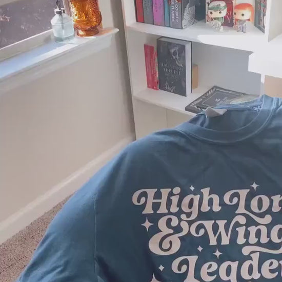 High Lord and Wingleader Book Club Tshirt | Fantasy Bookish Merch | Gift for Reader | Smut Dark romance Romantasy | Booktok Reading Bookworm