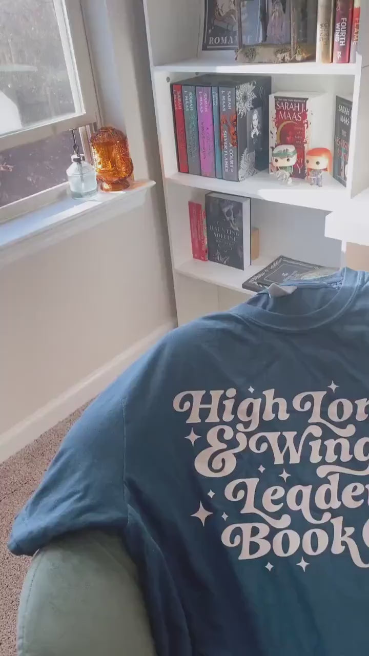 High Lord and Wingleader Book Club Tshirt | Fantasy Bookish Merch | Gift for Reader | Smut Dark romance Romantasy | Booktok Reading Bookworm