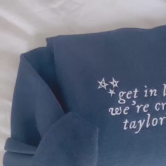 Get In Loser TS crewneck | Swift Merch | Taylor Fan Gifts | speak now Sweatshirt Eras Tour | folklore shirt All too Well August cardigan