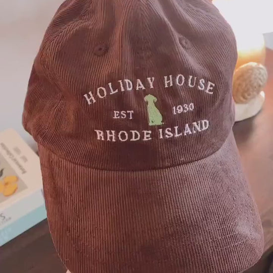 Holiday House Embroidered Hat | Taylor Folklore Era Cap | Corduroy Dad Hat | Last Great American Dynasty | Subtle Swift Merch | Era Tour