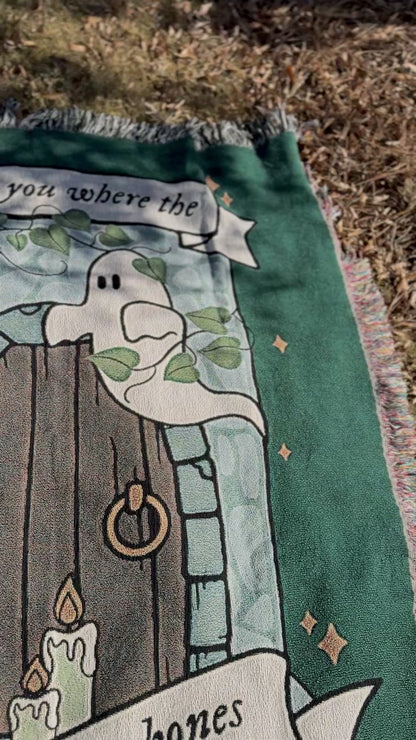 Ivy House of Stone Woven Blanket
