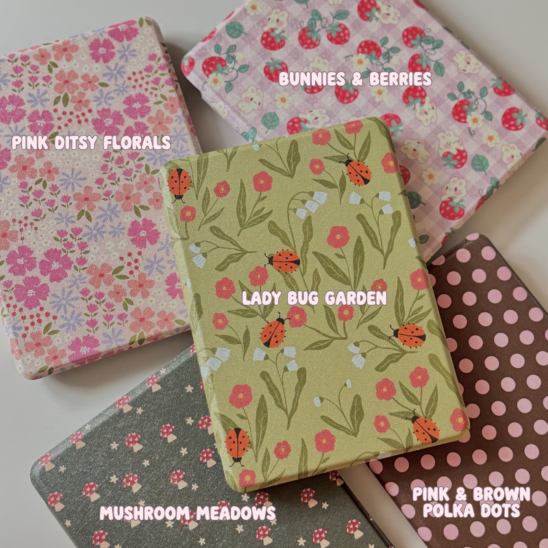 Kindle Case with Printed Back, E-Reader Accessoires, Bookish Gifts, Cute Kindle Case with Hand Strap, Auto Wake and Magnetic