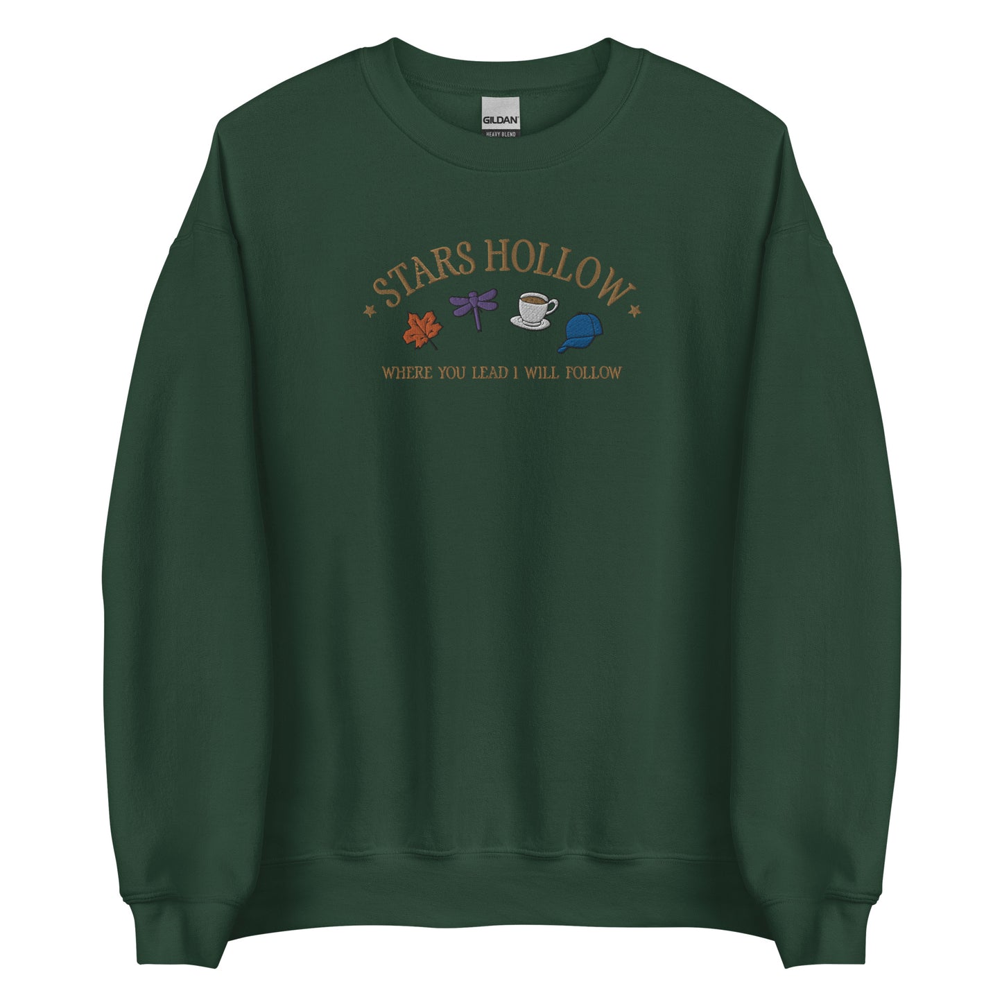 Stars Hollow Embroidered Crewneck