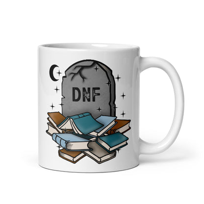 DNF Halloween bookish mug