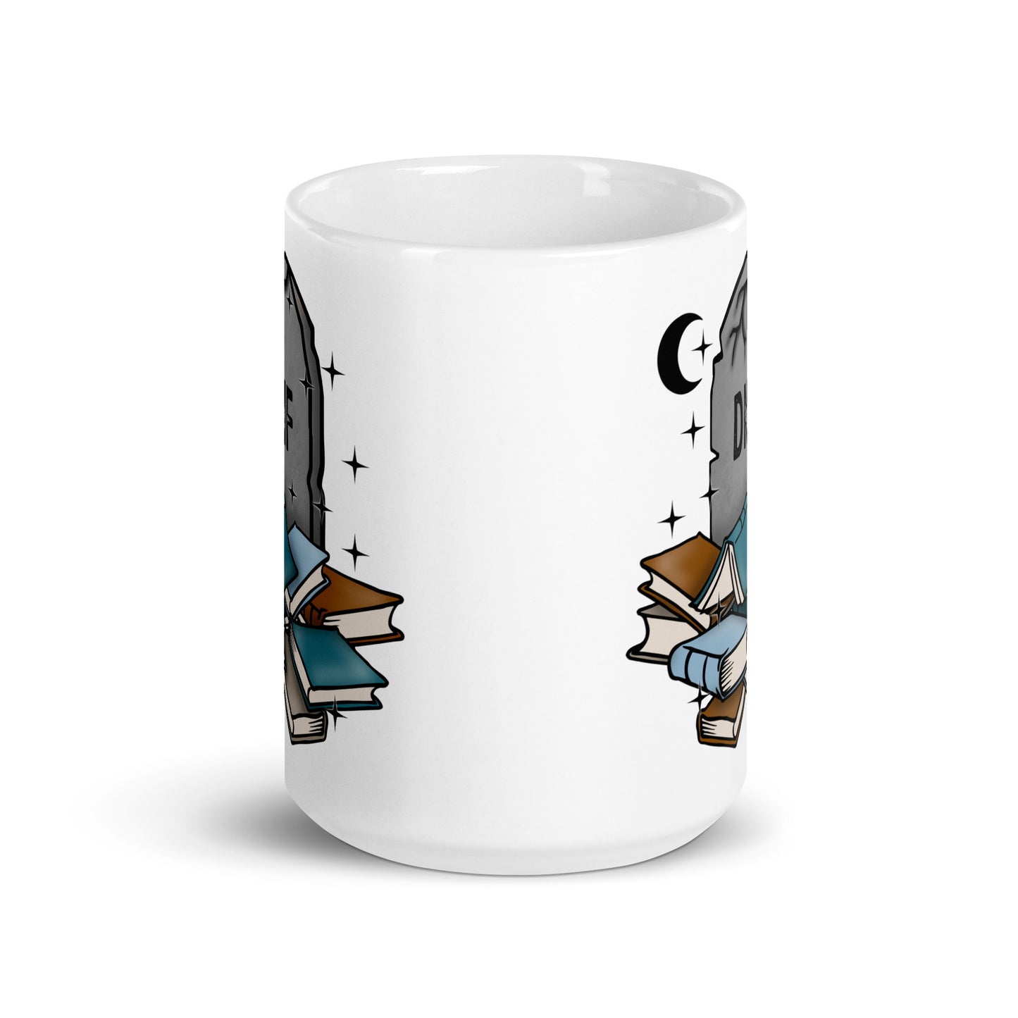 DNF Halloween bookish mug