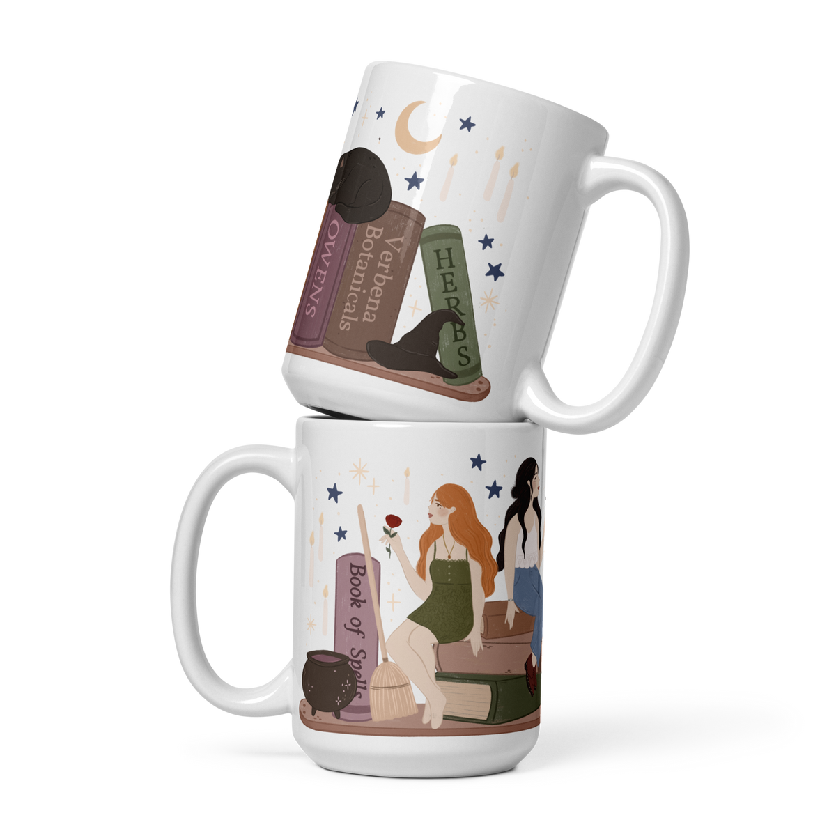 Practical Magic Coffee Mug | Witchy Book Shelf