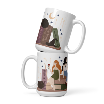 Practical Magic Coffee Mug | Witchy Book Shelf