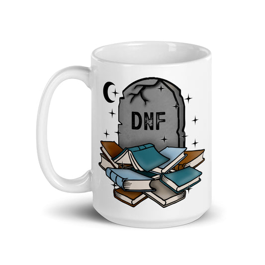 DNF Halloween bookish mug